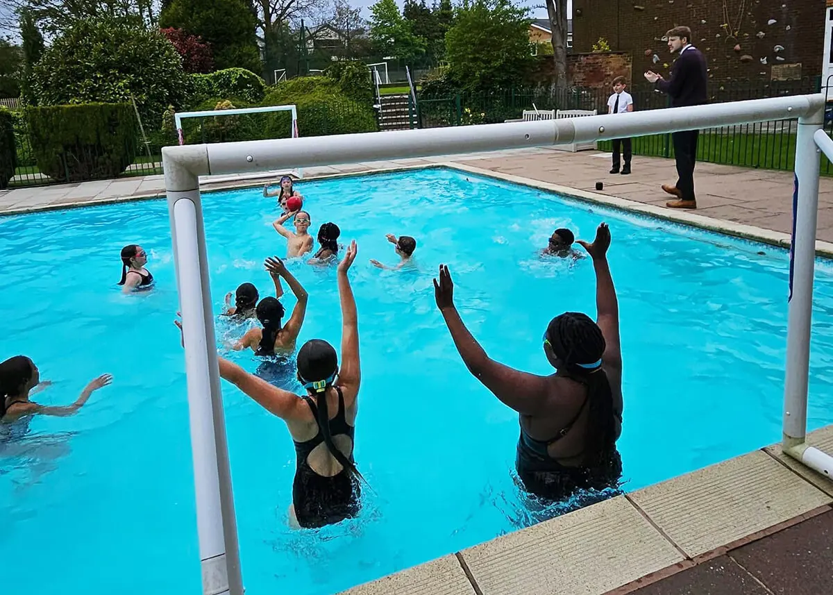 Swimming at The Ryleys School, a private school in Cheshire