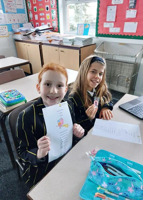 Prep Pupils celebrating Epifania at The Ryleys School, a private school in Cheshire