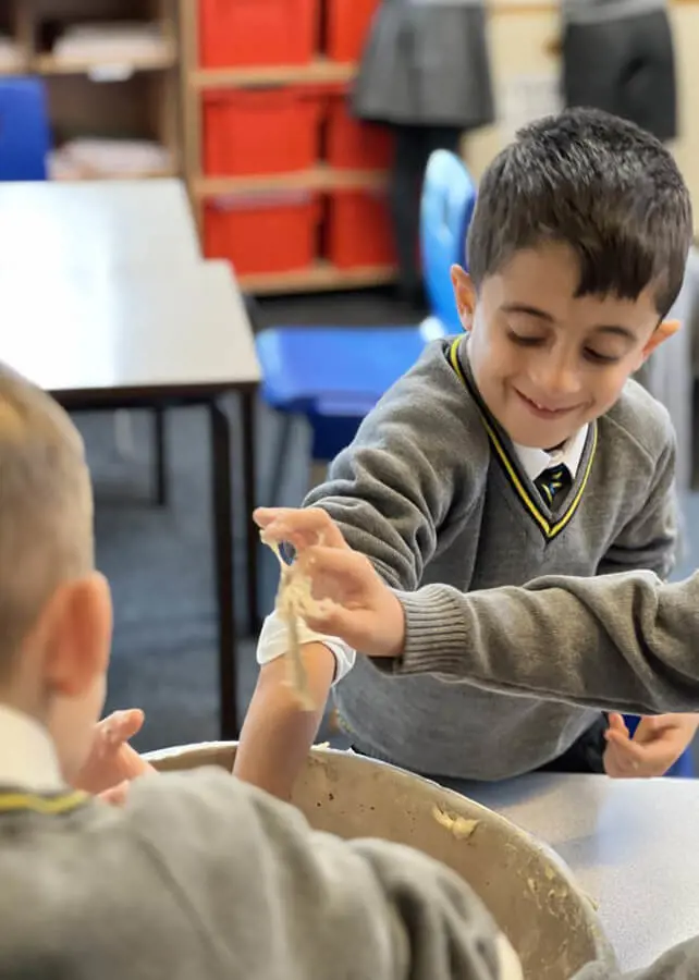 Flour Salt Water; Making bread at The Ryleys School, a private school in Cheshire