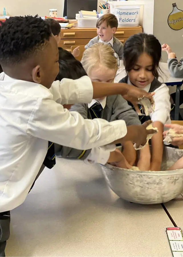 Flour Salt Water; Making bread at The Ryleys School, a private school in Cheshire