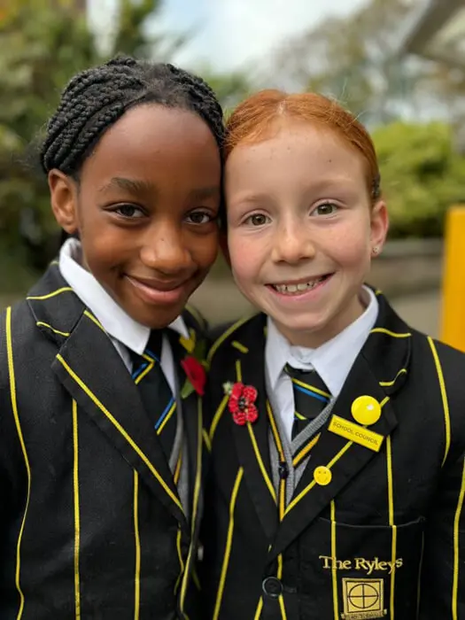 Remembrance Service at The Ryleys School, a prep school in Alderley Edge for boys and girls