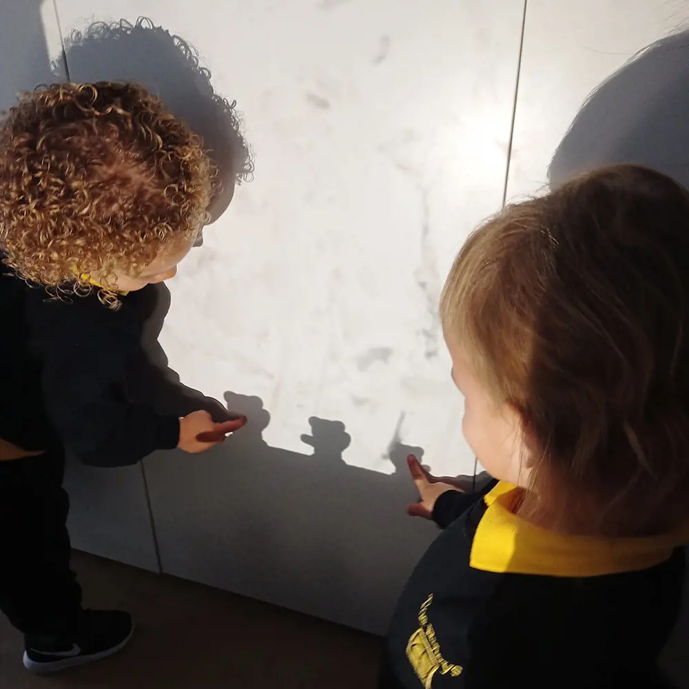 Pre-School pupils at The Ryleys School, a private school in Alderley Edge, Cheshire